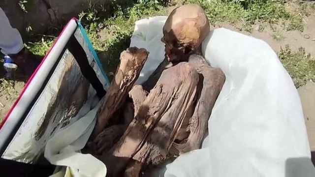 'Juanita', la momia precolombina que un repartidor de comida a domicilio sacó a paseo en Perú