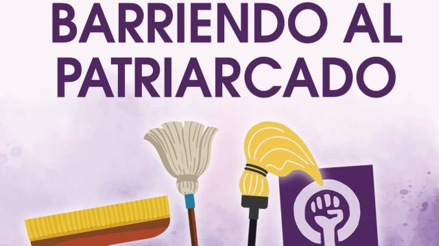 Detalle del polémico cartel del Partido Comunista.