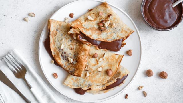 Detalle de crepes.