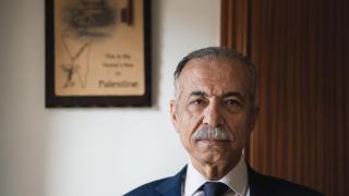 Husni Abdel Wahed, embajador de la Autoridad Palestina en España, durante su entrevista con El Español.