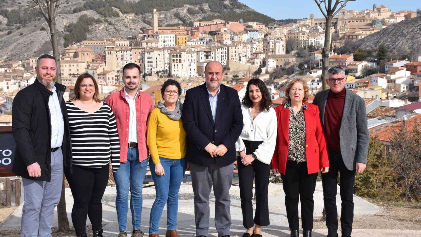 Candidatos del PSOE de Cuenca a las elecciones autonómicas del 28-M.