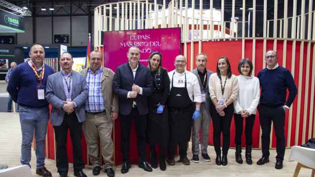 Presentación de los productos cárnicos de Zamora en Meat Attraction, este lunes.