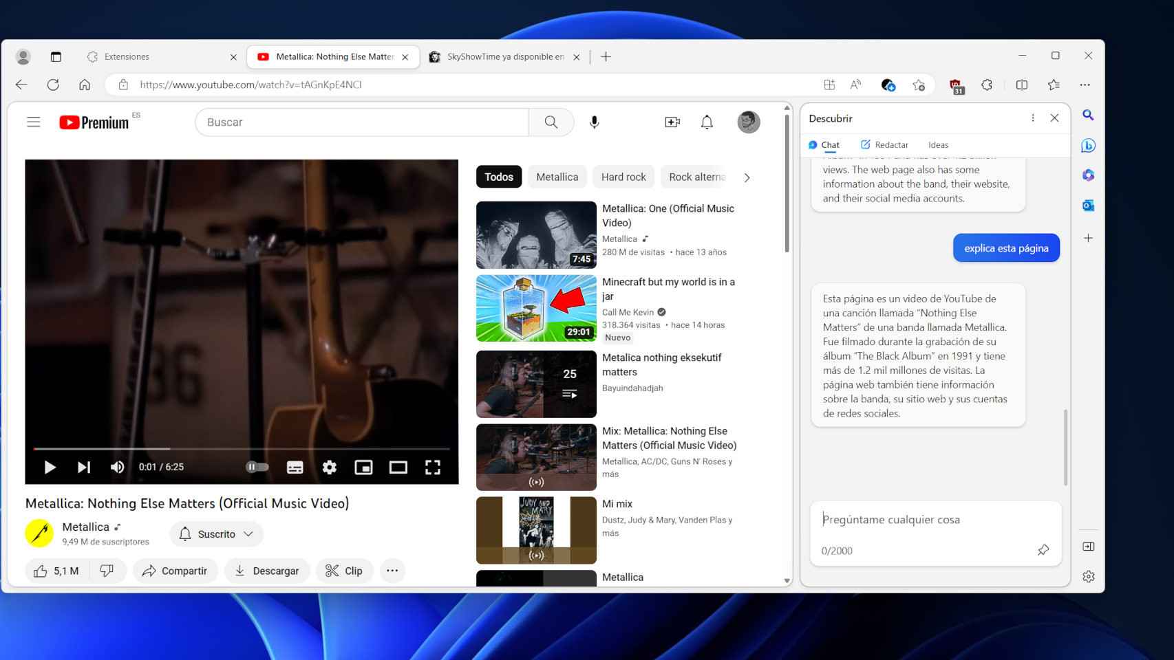 La IA de Bing ya es capaz de explicarnos vídeos de YouTube, un adelanto de GPT-4