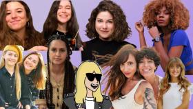 Collage con las mujeres detrás de las 8 cuentas que cambian el mundo a través de las redes.