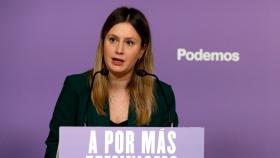 La portavoz de Podemos Alejandra Jacinto.