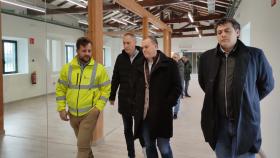 Francisco Requejo visita el final de las obras del Centro de innovación tecnológica Silver Economy