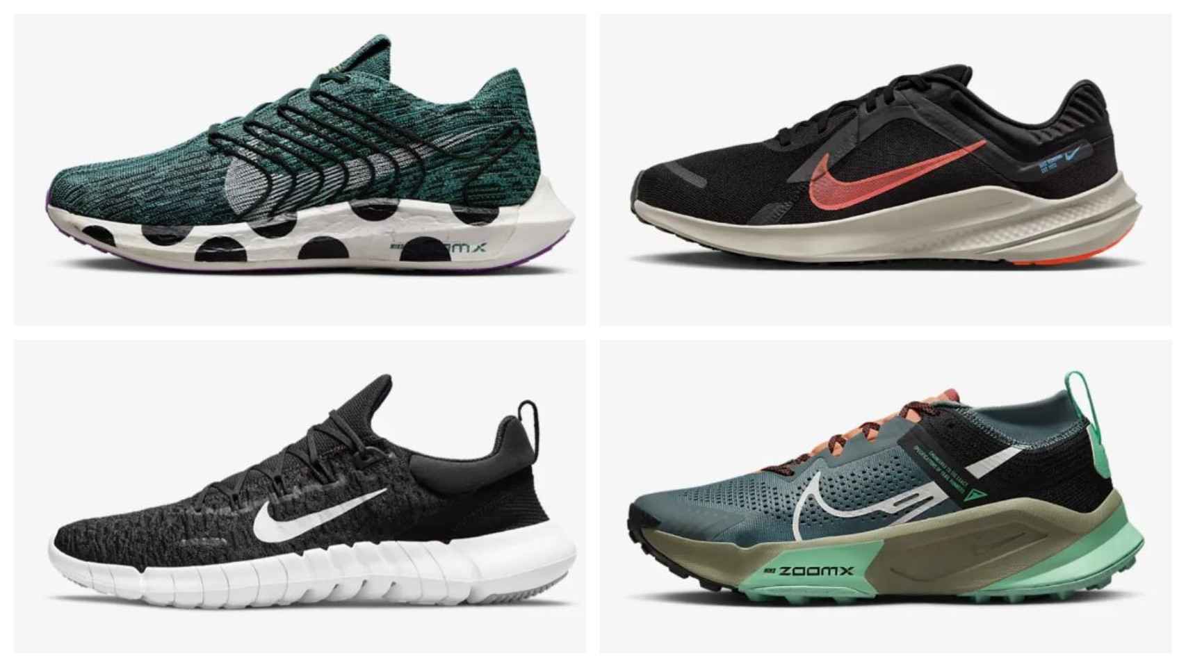 Las 10 mejores zapatillas de Nike para correr.