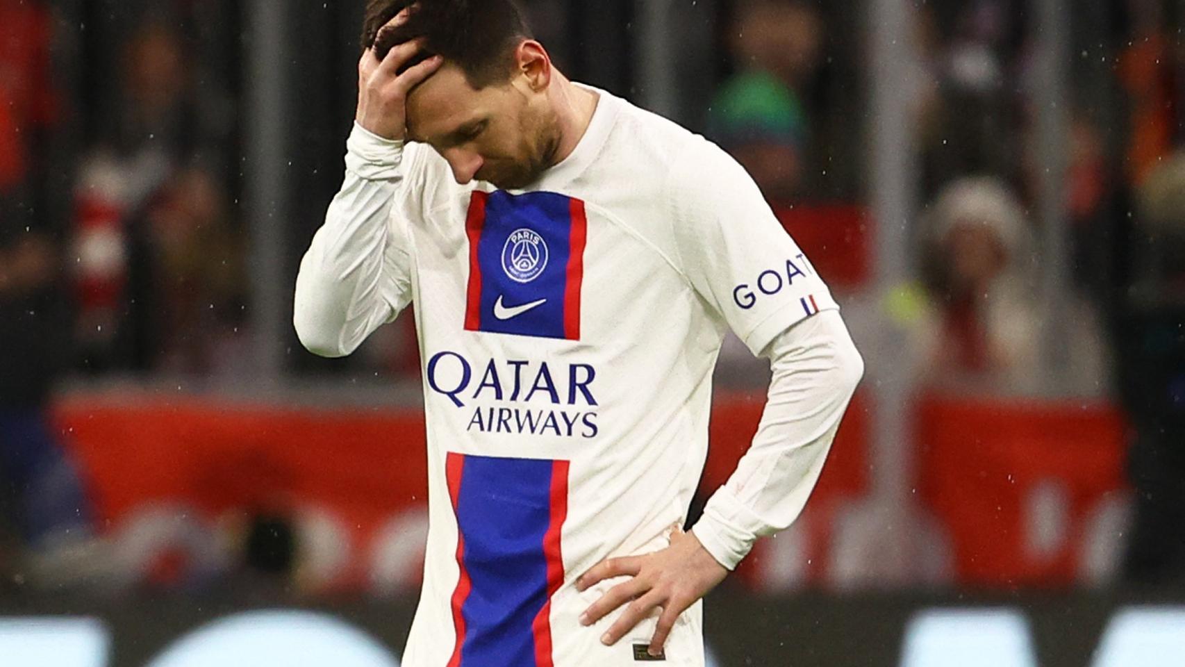 Leo Messi regrets the elimination in the Champions League round of 16.