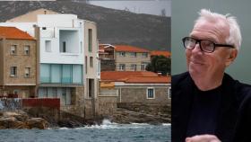 El arquitecto David Chipperfield y su casa de Corrubedo. Fotos: Lavandeira Jr y Cabalar (Efe)