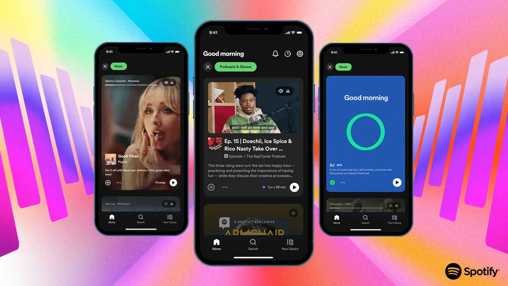 Nueva app de Spotify