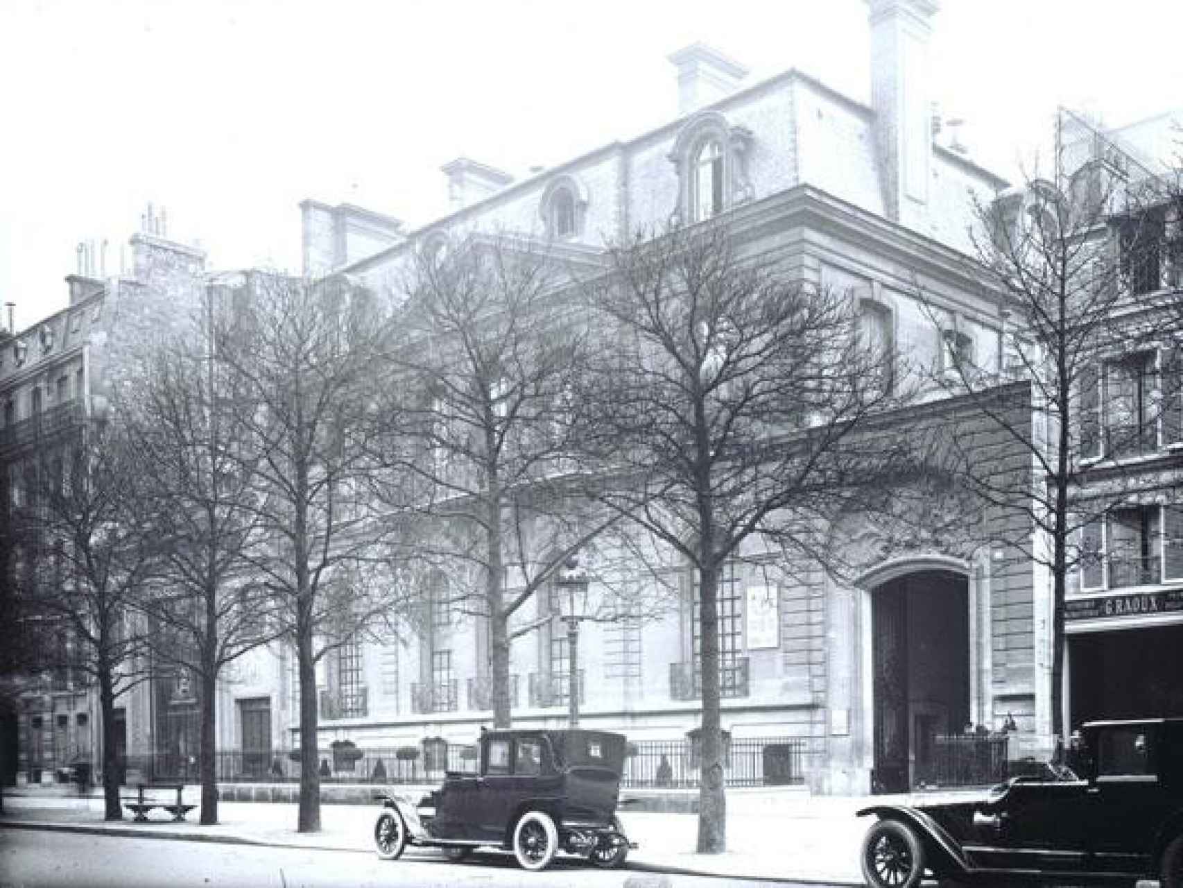 El palacete donde se instaló la Maison Vionnet a partir de 1923.