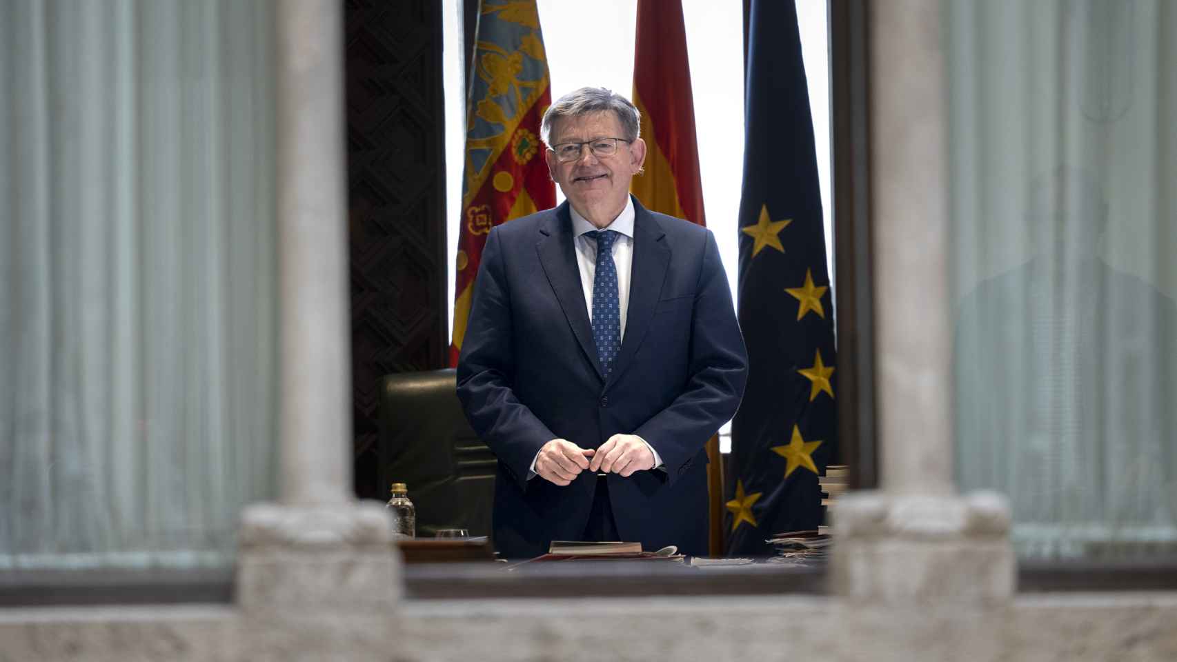 Ximo Puig, en el Palau de la Generalitat.