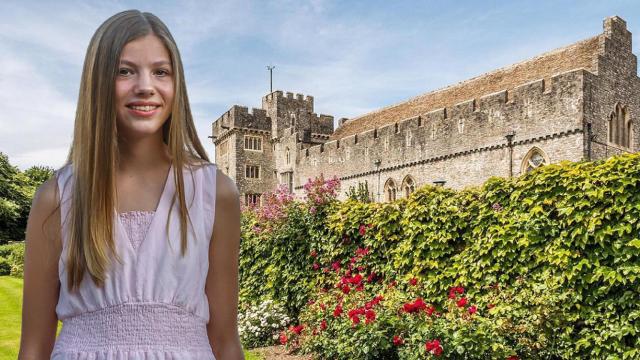 La infanta Sofía junto al UWC Atlantic College, en un montaje de JALEOS.