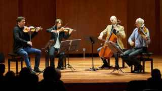 El Cuarteto Casals tocando 'El arte de la fuga'. Foto: Juan de la Fuente
