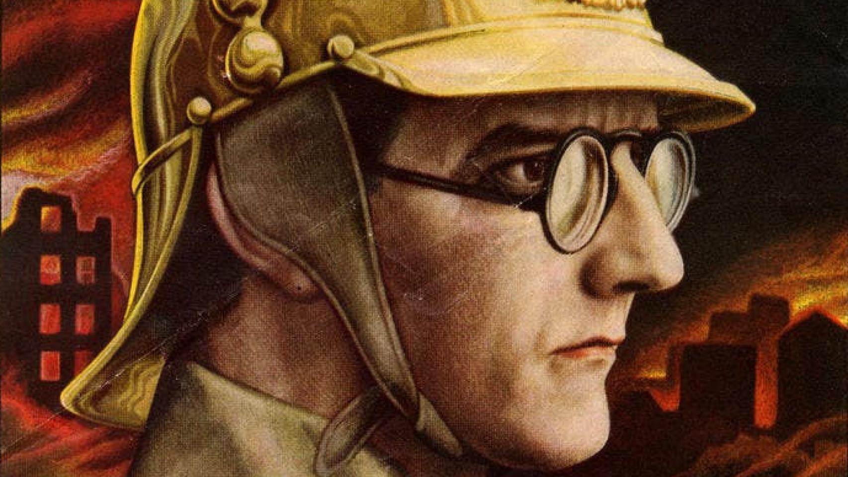 Shostakóvich, vestido de bombero en la revista 'Time' (1942)