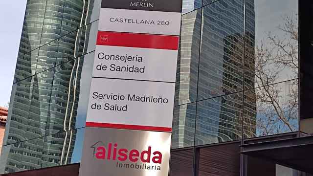 Oficinas de Aliseda (Blackstone) en el Paseo de la Castellana en Madrid, enfrente de las cinco torres.