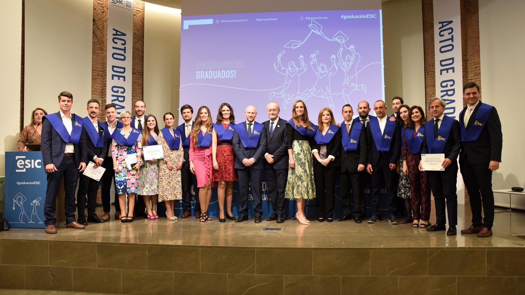 Así ha sido la graduación de los alumnos de ESIC Málaga y los Premios Aster