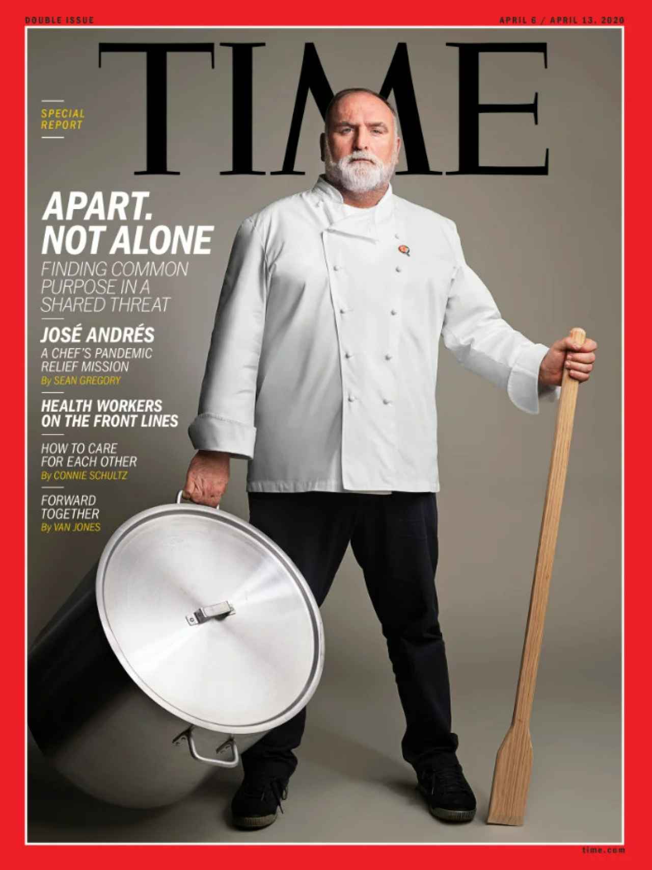 El chef José Andrés, último español en aparecer en la portada de 'Time'.