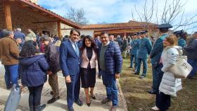 El consejero de Medio Ambiente, Juan Carlos Suárez-Quiñones, en la subasta anual de la Reserva Regional de Caza de Gredos