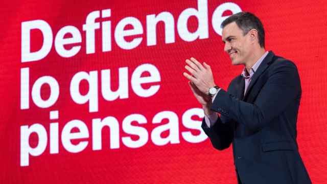 El presidente del Gobierno, Pedro Sánchez, este sábado en un acto del PSOE en Huelva.