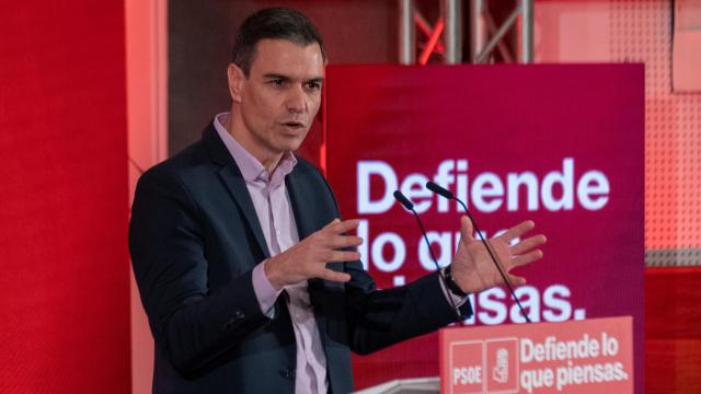 Pedro Sánchez, presidente del Gobierno, durante su intervención en la clausura de la Convención Municipal de Andalucía.