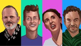 Miguel Bosé, Virginia Morales, Irene Montero y Pau Gasol.