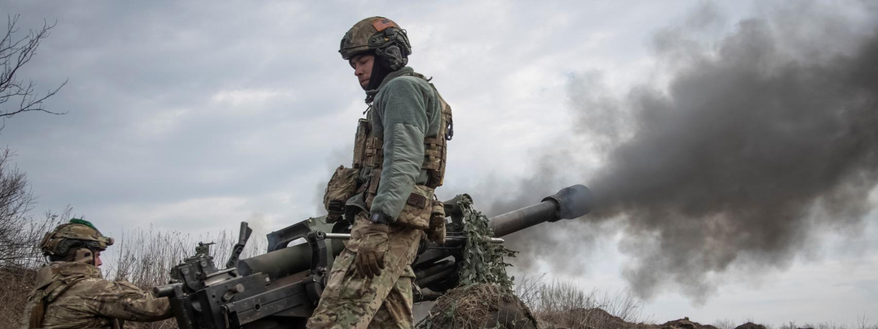 Un soldado ucraniano, en el frente de Bajmut.