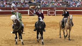 Paseíllo de la corrida del Pregón 2022 en la Plaza de Toros de Soria.