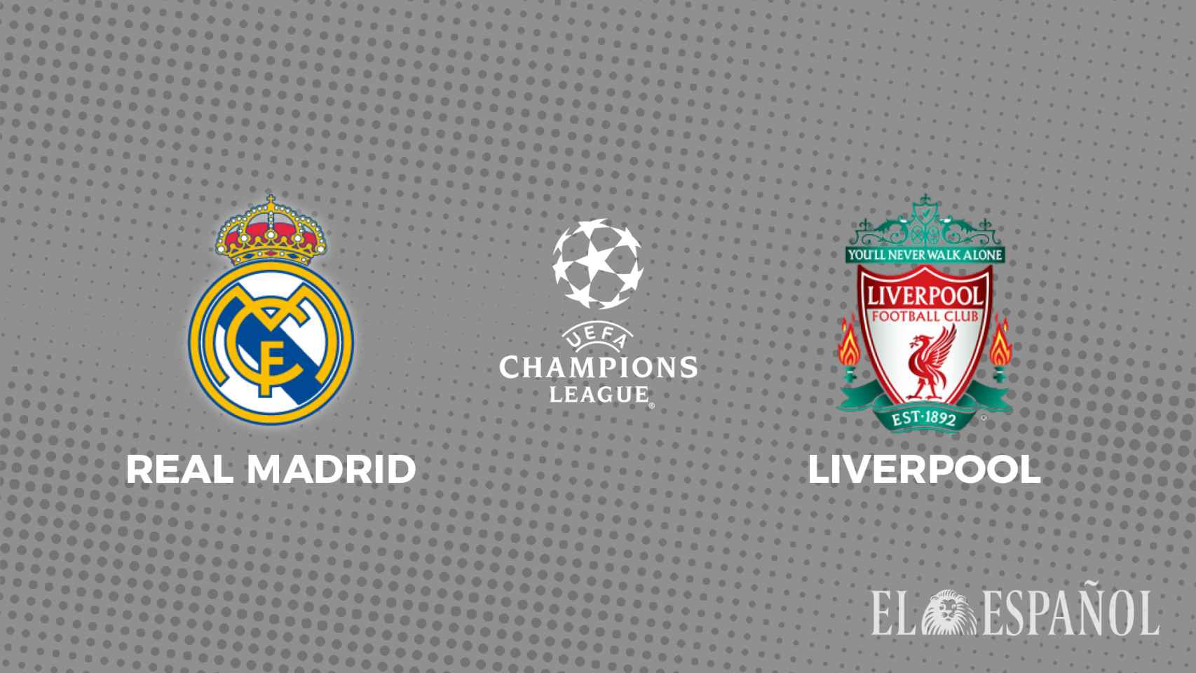 Cartel del Real Madrid - Liverpool de la Champions League 2022/2023