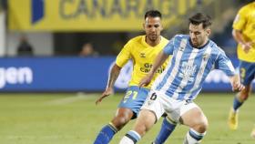 Ramón durante el Las Palmas vs. Málaga CF