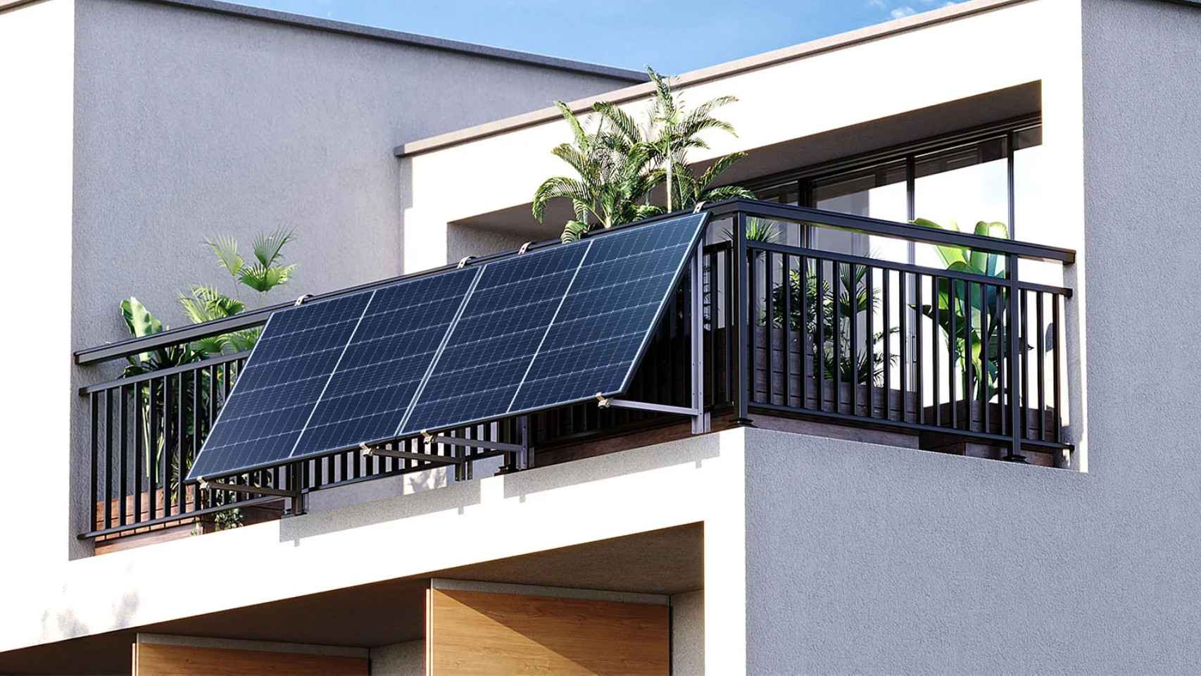 El panel solar para balcones de Anker.