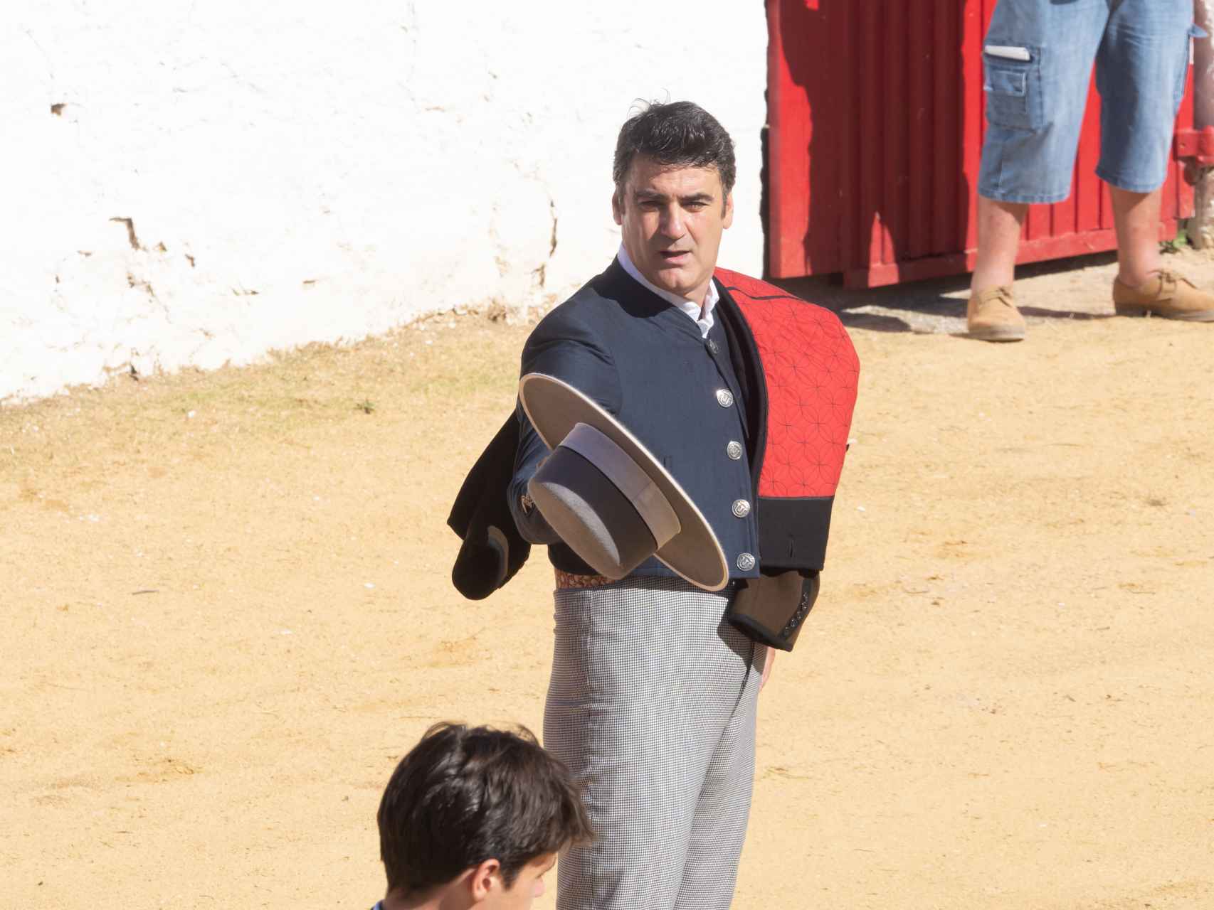 Jesulín de Ubrique en un festejo taurino en Maella, Zaragoza, en septiembre de 2022.