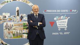 Juan Roig, presidente de Mercadona, durante la presentación de los resultados de 2022