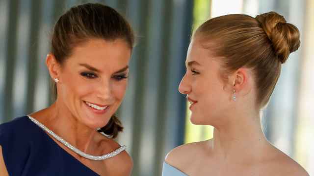 La reina Letizia y la princesa de Asturias el pasado mes de julio en los Premios Princesa de Girona.