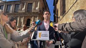 Julio Comendador en la presentación de 'Primero Toledo'.