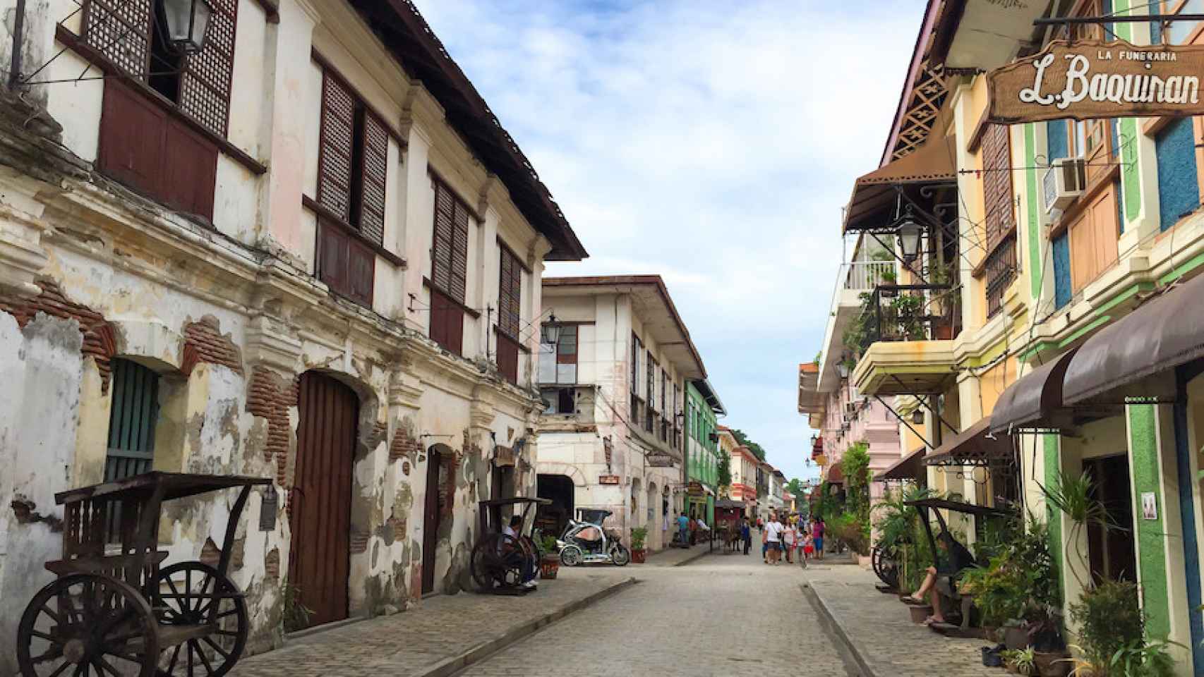 Casas Coloniales en Calle Crisologo - Vigan