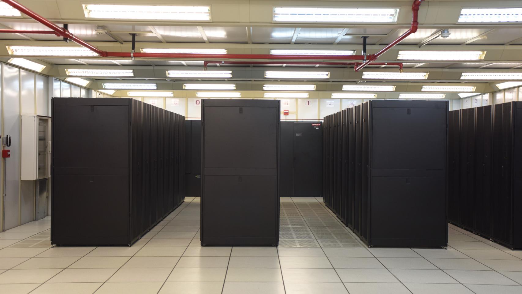 Interior de centro de datos