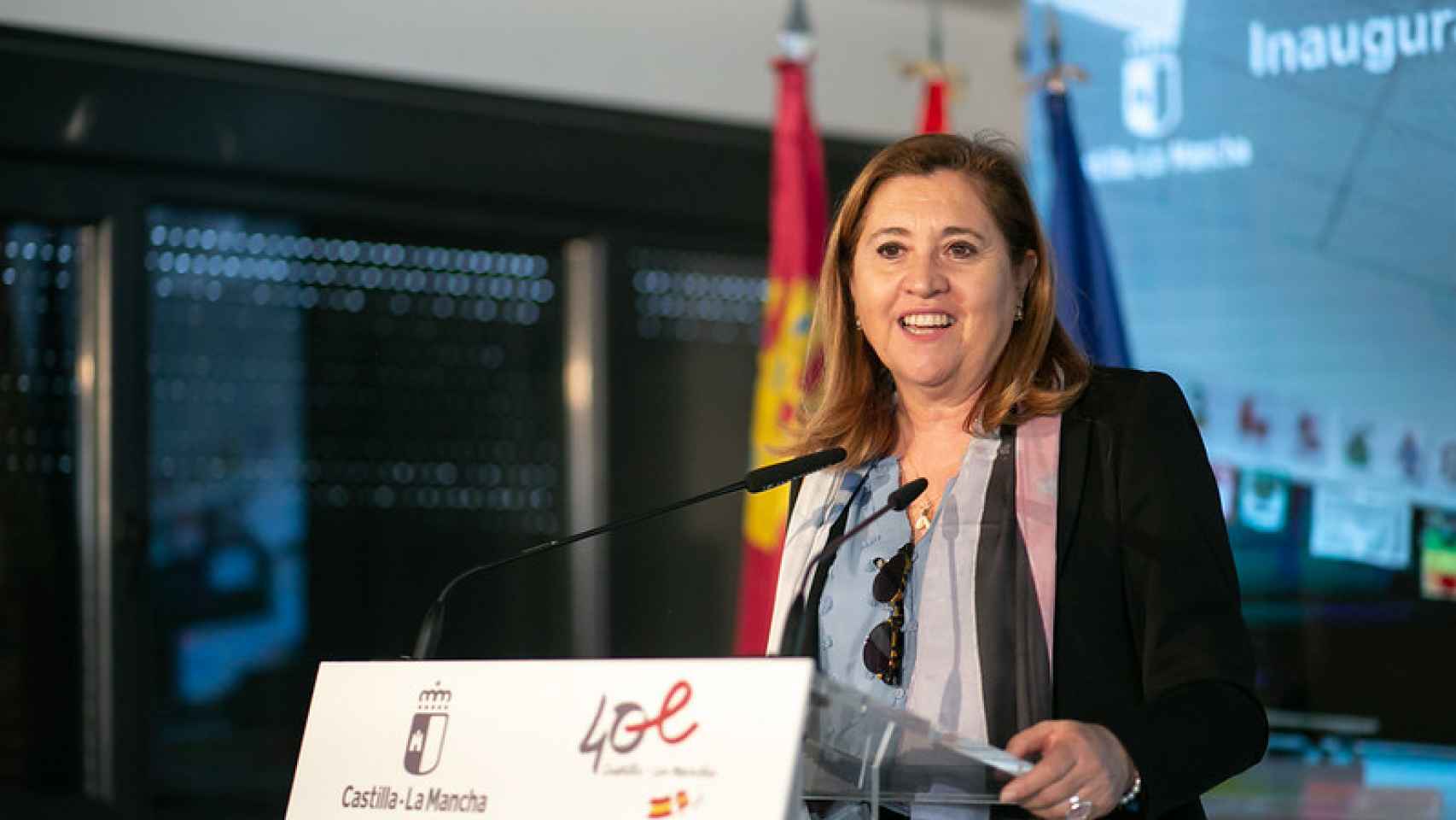Rosa Ana Rodríguez, consejera de Educación, Cultura y Deporte de Castilla-La Mancha.