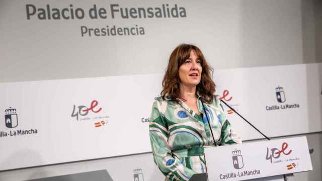 La consejera de Igualdad y portavoz del Gobierno regional, Blanca Fernández, en rueda de prensa.