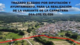Denuncian que el proyecto de la variante de Navasfrías realizado por la Diputación conlleva daños irreparables