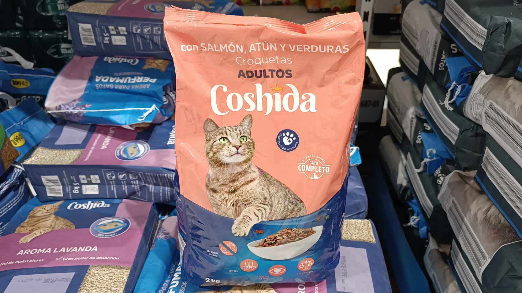 El pienso para gato de Coshida, la marca blanca de Lidl.