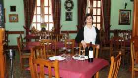 Ana María Abril Herrero en el Restaurante La Rúa de Medina de Rioseco