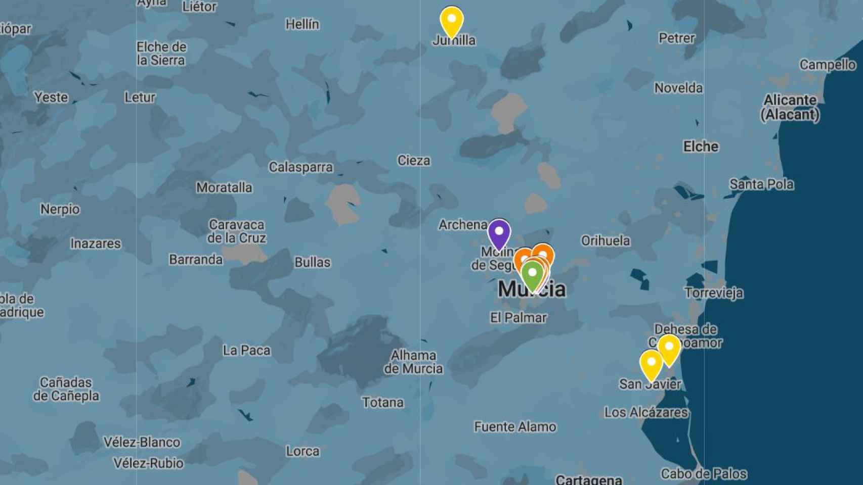 Así es el mapa de la innovación pública en Murcia.