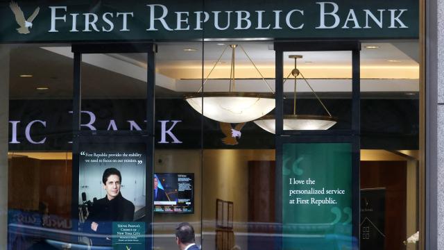 Una oficina de First Republic Bank en Nueva York, Estados Unidos.