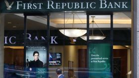 Una oficina de First Republic Bank en Nueva York, Estados Unidos.