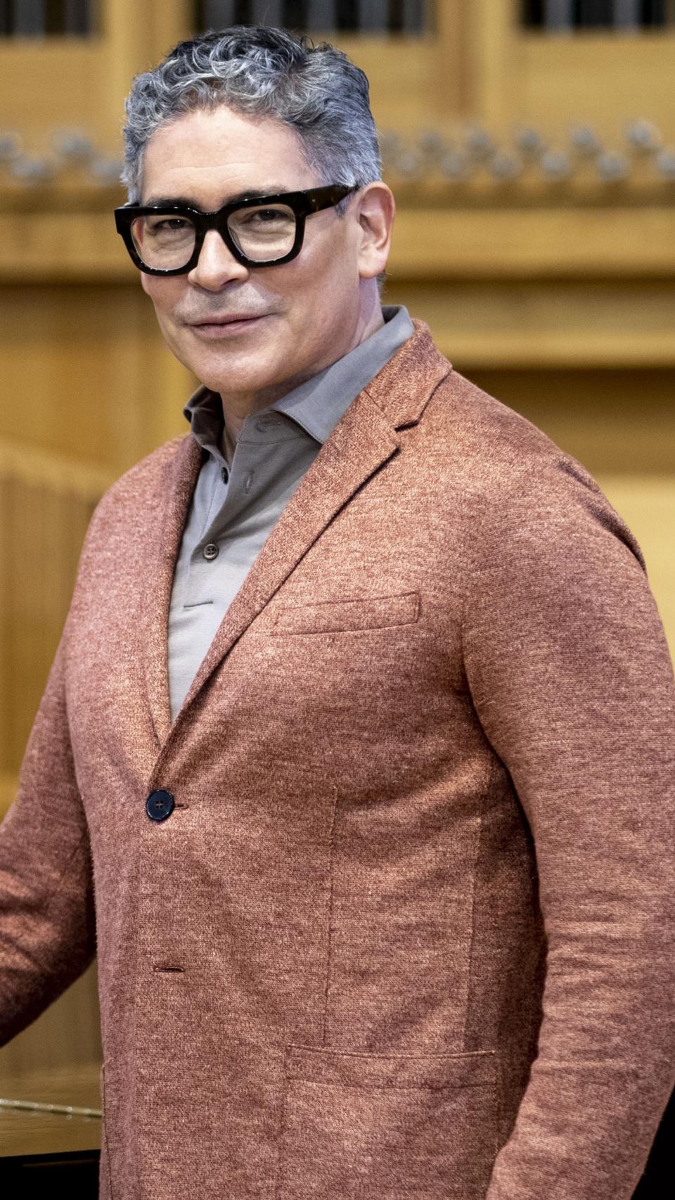 Izaguirre en una fotografía tomada durante la presentación del espacio 'Prodigios', en 2020.