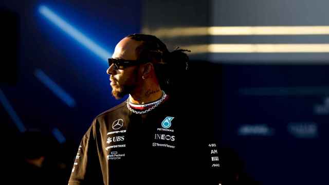 Lewis Hamilton en el circuito de Arabia Saudí
