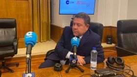 Emiliano García-Page, presidente de Castilla-La Mancha, este jueves por la noche en la Cope