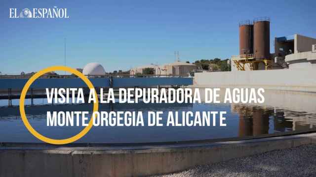 Visita a la depuradora de aguas residuales Monte Orgegia de Alicante