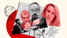 Marion Le Pen, Toni Cantó, Juan Carlos Girauta, Jorge Buxadé y Manuel Mariscal.